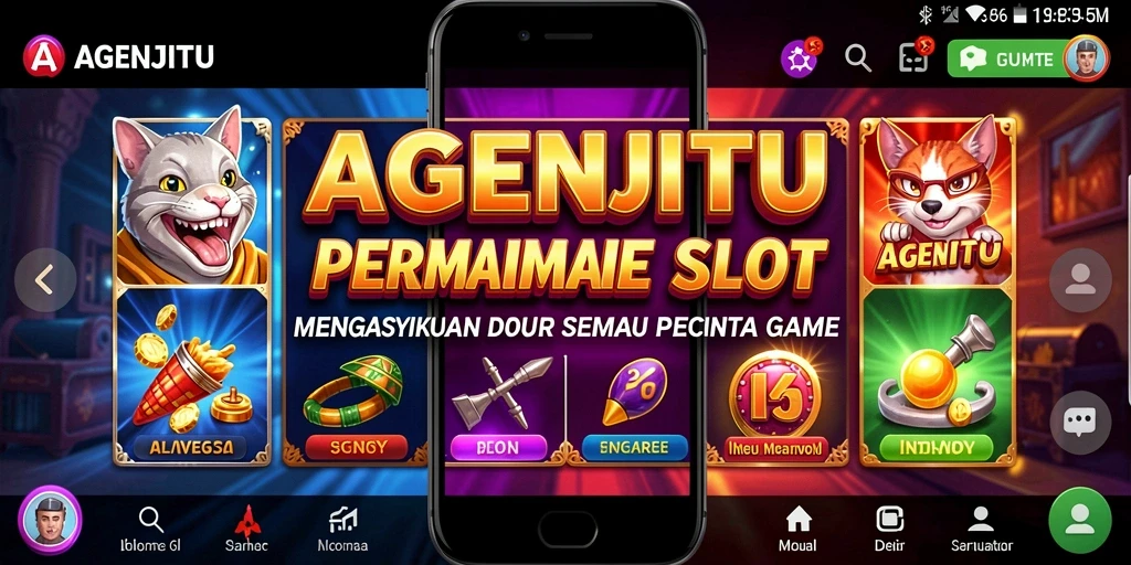 Tampilan gameplay AGENJITU yang menarik dan dinamis.