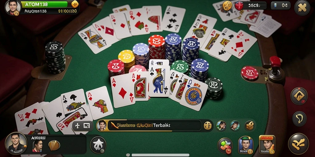Screenshot gameplay QiuQiu yang seru di ATOM138.