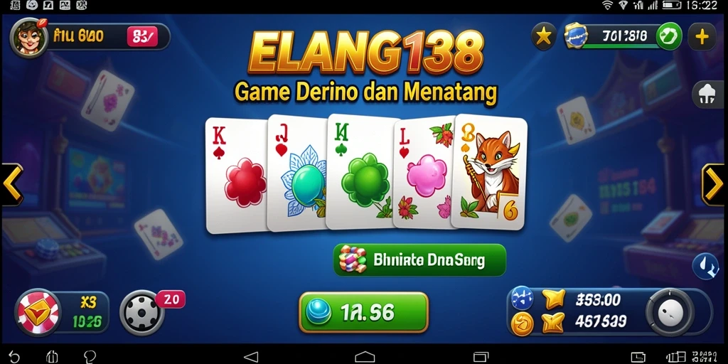 Screenshot menarik dari gameplay Domino di ELANG138.