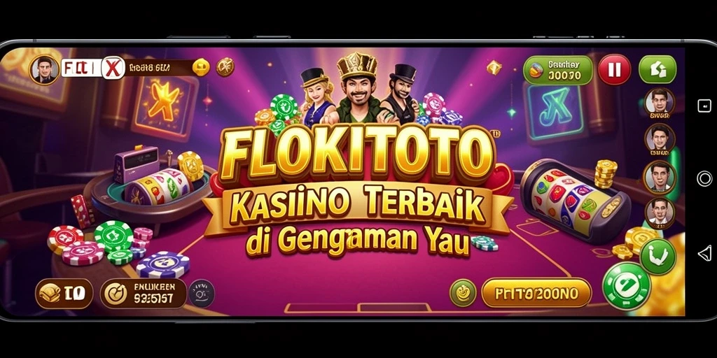 Tampilan gameplay Kasino yang mendebarkan di FLOKITOTO.