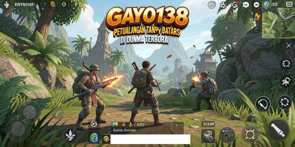 Gameplay GAYO138 menampilkan eksplorasi di dunia terbuka yang menarik.