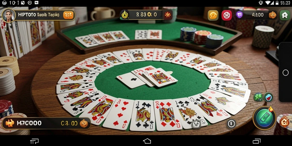 Screenshot gameplay HPTOTO menampilkan keseruan bermain Gaple.