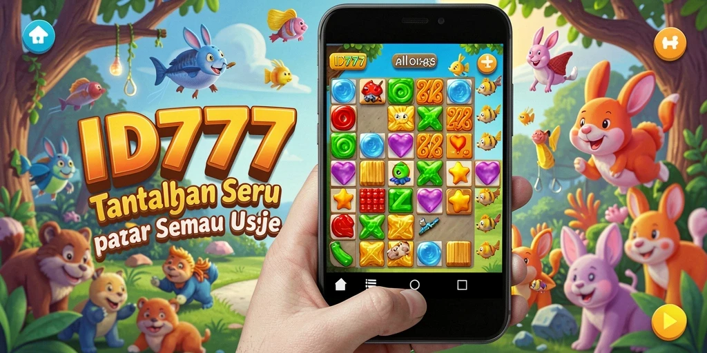 Tampilan gameplay ID777 dengan berbagai tantangan puzzle yang mengasyikkan.