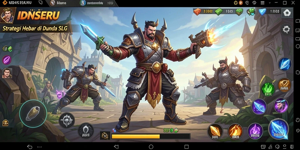 Tampilan gameplay seru di IDNSERU dengan strategi yang mendalam.