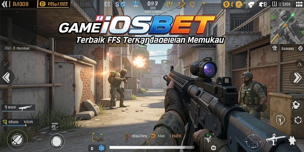 Tangkapan layar menampilkan aksi intens di <strong>IOSBET</strong> dengan grafis FPS yang memukau.