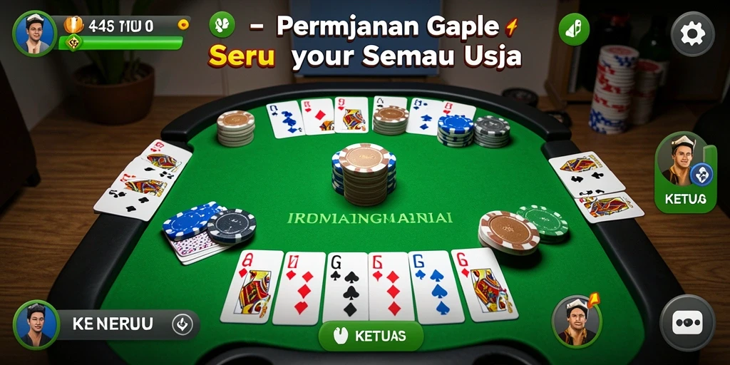 Tampilan gameplay seru dan interaktif dalam KETUA.