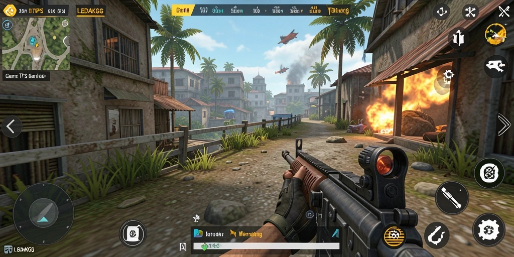 Tampilan gameplay TPS yang mendebarkan dari LEDAKGG.