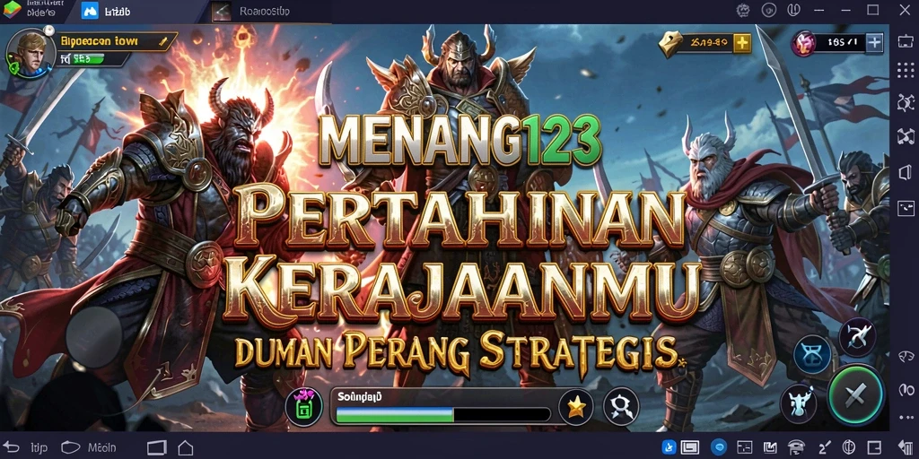 Screenshot utama MENANG123 menunjukkan aksi pertahanan yang menegangkan.