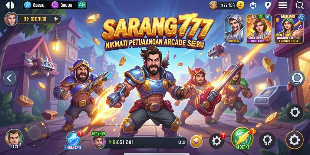 Gameplay menarik SARANG777 menampilkan tantangan seru dan warna-warni.