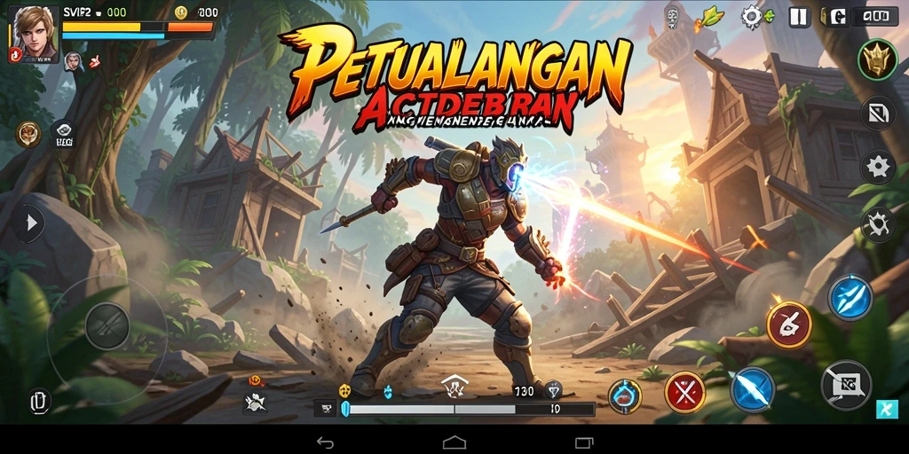 Screenshot SVIP2 menampilkan pertempuran epik dengan efek visual yang memukau.