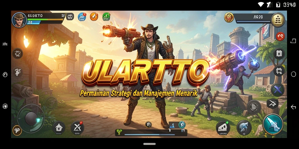 Tampilan gameplay ULARTOTO yang menantang dan menyenangkan.